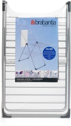 Brabantia Droogrek Inklapbaar T Model - 20 M - Metallic Grey 34 Brabantia Droogrek Inklapbaar T Model - 20 M - Metallic Grey -Brabantia 677x1200