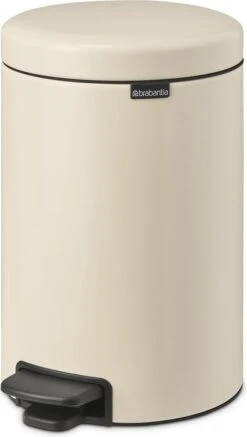 Brabantia NewIcon Prullenbak - 12 L - Soft Beige -Brabantia 679x1200 1