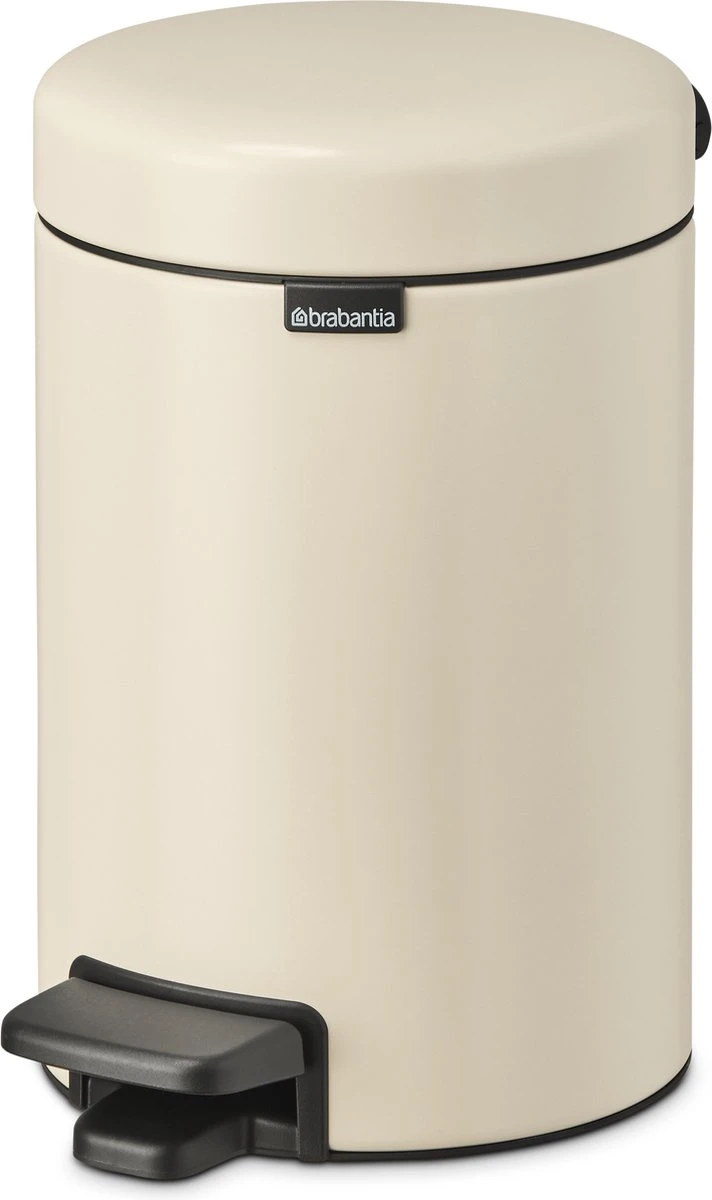 Brabantia NewIcon Prullenbak - 3 L - Soft Beige 8 Brabantia NewIcon Prullenbak - 3 L - Soft Beige - Afbeelding 6