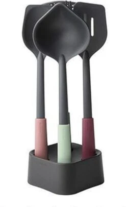 Brabantia Tasty+ Kookgerei Set - 4-delig Plus Houder - Mixed Colours -Brabantia 734x1200