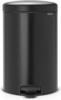 Brabantia NewIcon Prullenbak - 20 L - Matt Black -Brabantia 736x1200