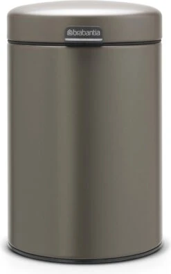 Brabantia NewIcon Wandafvalemmer - 3 L - Platinum