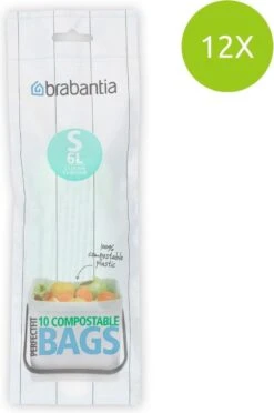 Brabantia PerfectFit Composteerbare Vuilniszakken - 6 L - Code S - 12 Rollen X 10 Stuks 9 Brabantia PerfectFit Composteerbare Vuilniszakken - 6 L - Code S - 12 Rollen X 10 Stuks -Brabantia 797x1200 1