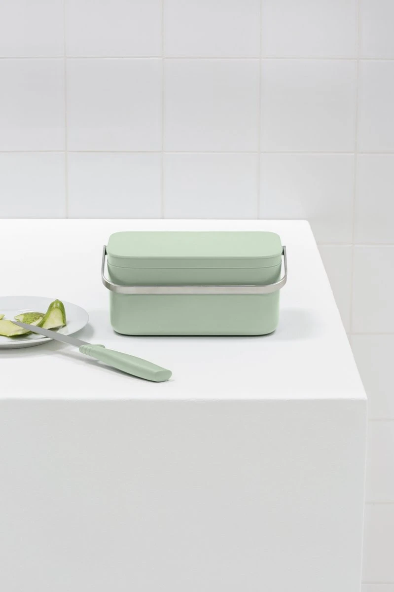 Brabantia SinkSide Afvalbakje Aanrecht - 1,8 Liter - Jade Green 10 Brabantia SinkSide Afvalbakje Aanrecht - 1,8 Liter - Jade Green - Afbeelding 8