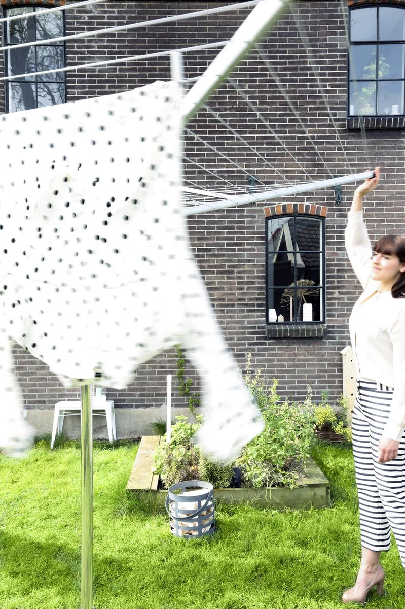 Brabantia Topspinner Droogmolen Met Grondanker - 40 M - Metallic Grey 10 Brabantia Topspinner Droogmolen Met Grondanker - 40 M - Metallic Grey - Afbeelding 8