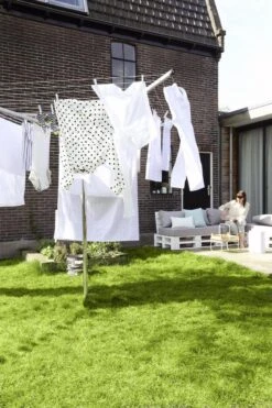 Brabantia Topspinner Droogmolen Met Bodemhuls - 40 M - Metallic Grey -Brabantia 799x1200 121