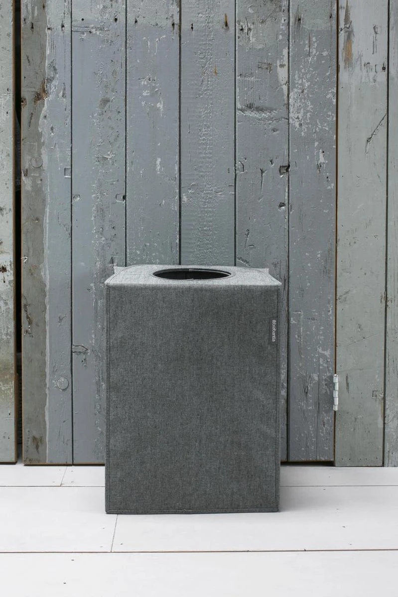 Brabantia Wasmand Met Deksel - 55 L - Pepper Black 4 Brabantia Wasmand Met Deksel - 55 L - Pepper Black - Afbeelding 2