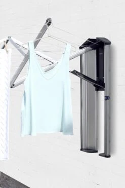 Brabantia WallFix Wanddroger - Met Opberg-/Beschermbox - 24 M - Metallic Grey -Brabantia 799x1200 64