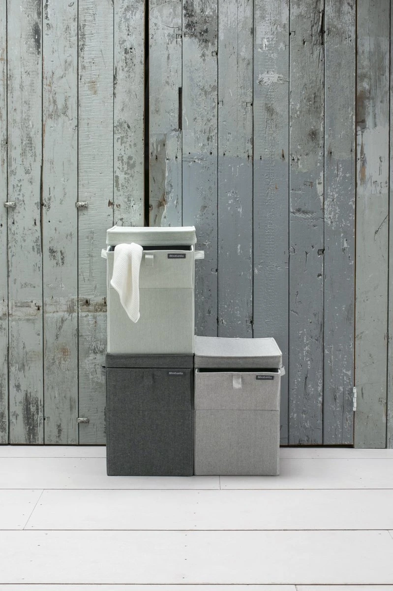 Brabantia Wasmand Met Deksel - Stapelbaar - 35 L - Grey 14 Brabantia Wasmand Met Deksel - Stapelbaar - 35 L - Grey - Afbeelding 12