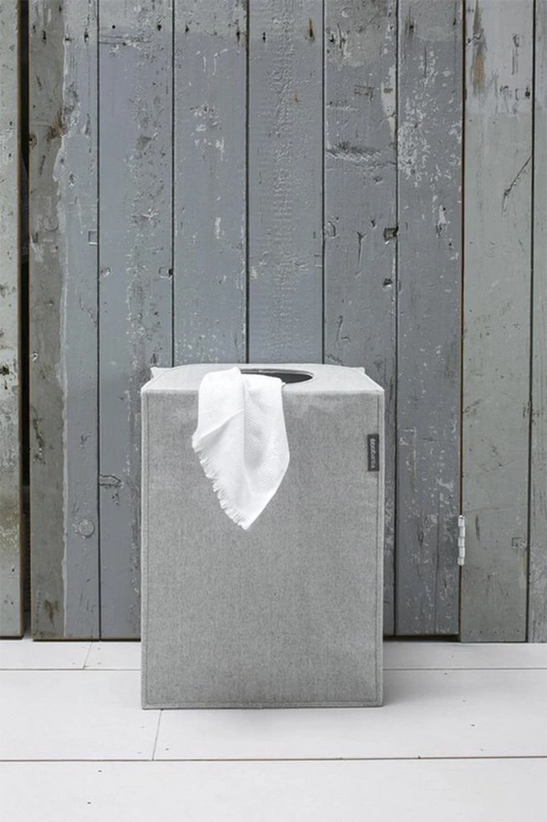 Brabantia Wasmand Met Deksel - 55 L - Grey 4 Brabantia Wasmand Met Deksel - 55 L - Grey - Afbeelding 2