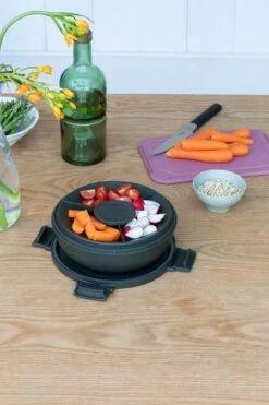 Brabantia Make & Take Salade Lunchbox - 1,3 L - Kunststof - Dark Grey -Brabantia 800x1200 37