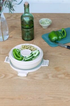 Brabantia Make & Take Salade Lunchbox - 1,3 L - Kunststof - Light Grey -Brabantia 800x1200 40