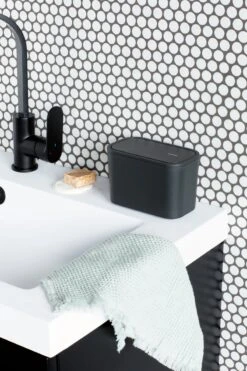 Brabantia MindSet Badkamer Afvalbakje - Dark Grey -Brabantia 800x1200 42