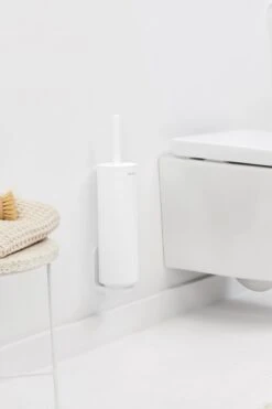 Brabantia MindSet WC Borstel Siliconen Met Houder - Mineral Fresh White -Brabantia 800x1200 63