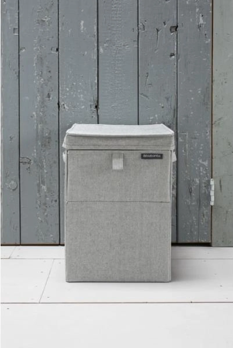 Brabantia Wasmand Met Deksel - Stapelbaar - 35 L - Grey 7 Brabantia Wasmand Met Deksel - Stapelbaar - 35 L - Grey - Afbeelding 5