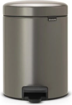 Brabantia NewIcon Prullenbak - 2 X 2 L - Platinum