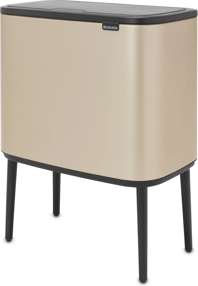 Brabantia Afvalemmer Bo Touch Bin Champagnekleur, 11 + 23 L 10 Brabantia Afvalemmer Bo Touch Bin Champagnekleur, 11 + 23 L - Afbeelding 8