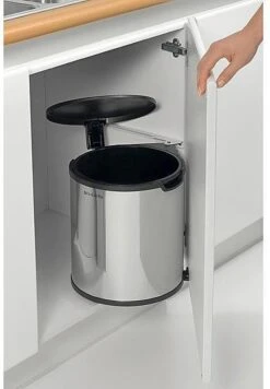 Brabantia Built-in-Bin Prullenbak - 15 L - Brilliant Steel -Brabantia 833x1200 4