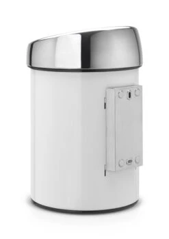 Brabantia Touch Bin Prullenbak - 3 L - White / Brilliant Steel Deksel -Brabantia 849x1200 5