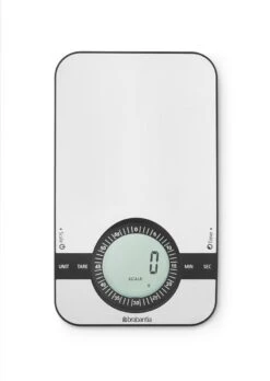 Brabantia Profile Keukenweegschaal - Rechthoekig - Met Kookwekker - RVS -Brabantia 851x1200