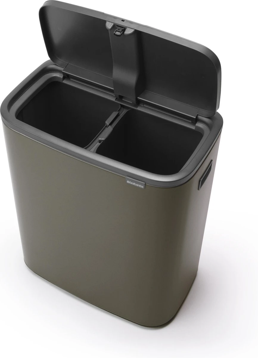 Brabantia Bo Touch Bin Prullenbak - 2 X 30 L - Platinum 5 Brabantia Bo Touch Bin Prullenbak - 2 X 30 L - Platinum - Afbeelding 3
