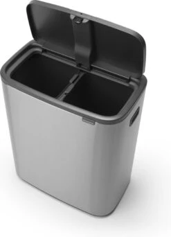 Brabantia Bo Touch Bin Prullenbak - 2 X 30 L - Matt Steel Fingerprint Proof -Brabantia 867x1200 2