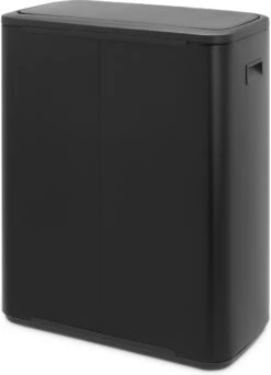 Brabantia Bo Touch Bin Prullenbak - 2 X 30 L - Matt Black -Brabantia 867x1200 3