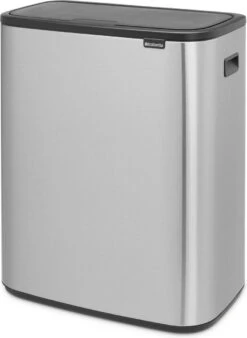 Brabantia Bo Touch Bin Prullenbak - 2 X 30 L - Matt Steel Fingerprint Proof -Brabantia 877x1200
