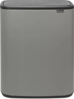 Brabantia Bo Touch Bin Prullenbak - 2 X 30 L - Mineral Concrete Grey