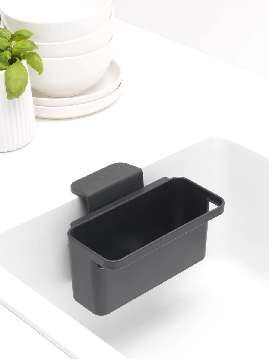 Brabantia Sink Side Gootsteen Organizer - Dark Grey 6 Brabantia Sink Side Gootsteen Organizer - Dark Grey - Afbeelding 4