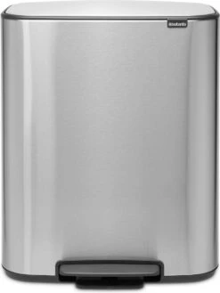 Brabantia Bo Prullenbak - 2 X 30 L - Matt Steel Fingerprint Proof