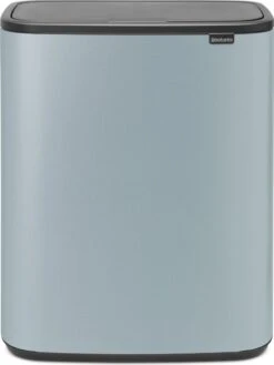 Brabantia Bo Touch Bin Prullenbak - 2 X 30 L - Metallic Mint