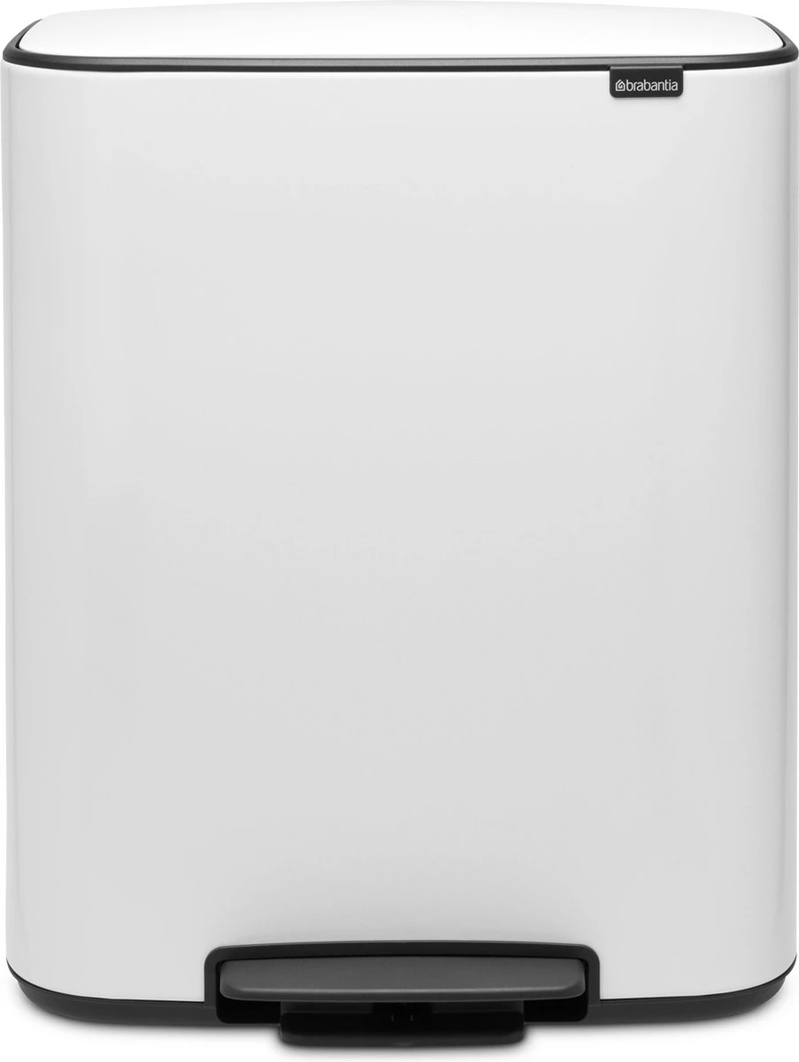 Brabantia Bo Prullenbak - 60 L - White