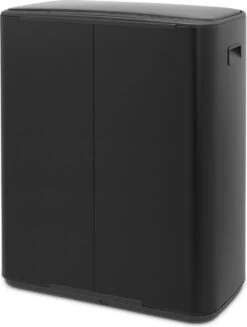 Brabantia Bo Prullenbak - 60 L - Met 80 Vuilniszakken - Matt Black -Brabantia 907x1200