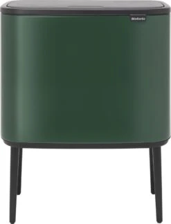 Brabantia Afvalemmer Bo Touch Bin Pine Green, 11 + 23 L -Brabantia 914x1200