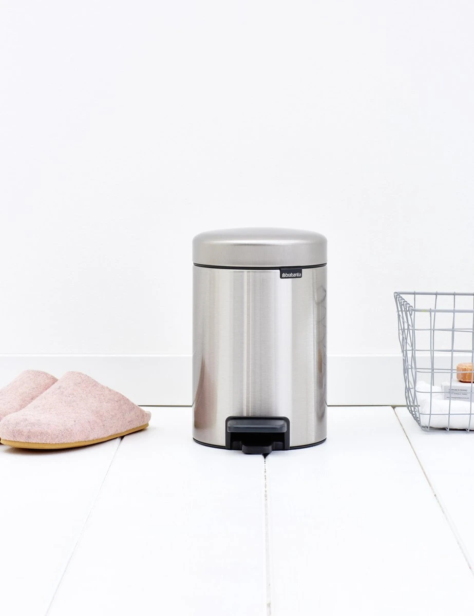 Brabantia NewIcon Prullenbak - 3 L - Matt Steel 15 Brabantia NewIcon Prullenbak - 3 L - Matt Steel - Afbeelding 13