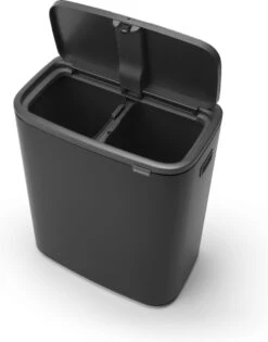 Brabantia Bo Touch Bin Prullenbak - 2 X 30 L - Matt Black -Brabantia 941x1200