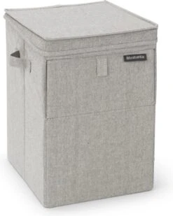 Brabantia Wasmand Met Deksel - Stapelbaar - 35 L - Grey