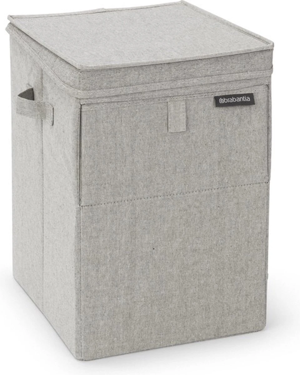 Brabantia Wasmand Met Deksel - Stapelbaar - 35 L - Grey 3 Brabantia Wasmand Met Deksel - Stapelbaar - 35 L - Grey