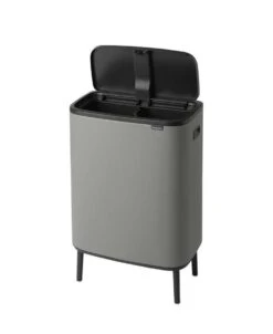 Brabantia - Bo Touch Bin Hi 2 X 30 L Mineral C Grey -Brabantia 982x1200 2
