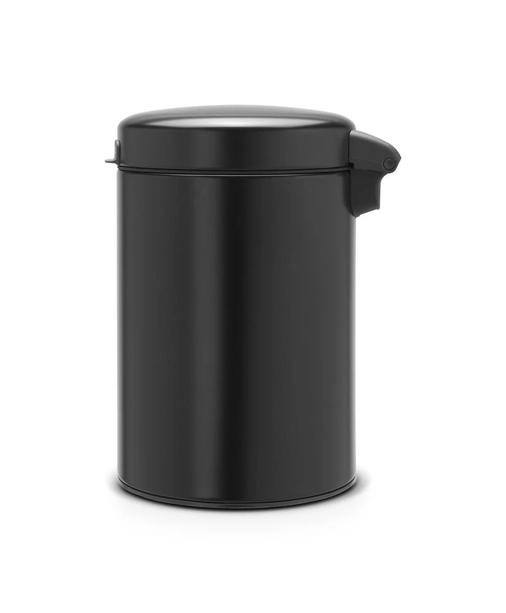 Brabantia NewIcon Wandprullenbak - 3 L - Matt Black 8 Brabantia NewIcon Wandprullenbak - 3 L - Matt Black - Afbeelding 6
