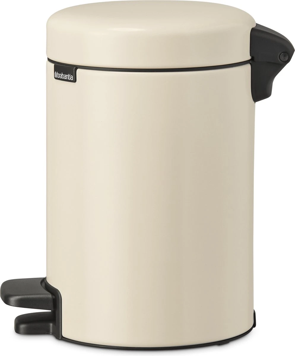Brabantia NewIcon Prullenbak - 3 L - Soft Beige 7 Brabantia NewIcon Prullenbak - 3 L - Soft Beige - Afbeelding 5