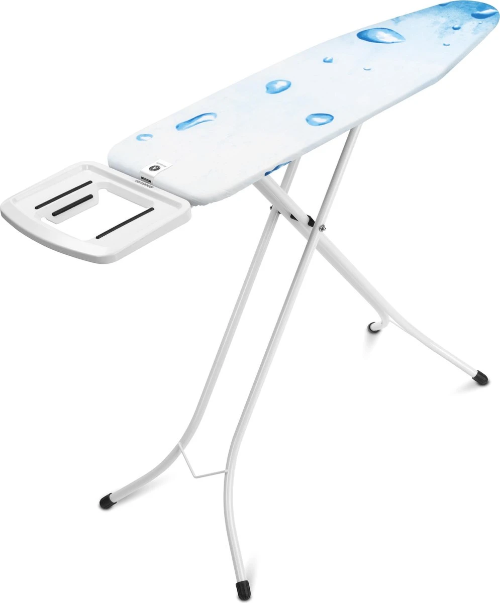 Brabantia Strijkplank A - Met Strijkijzerhouder - 110x30 Cm - Ice Water 8 Brabantia Strijkplank A - Met Strijkijzerhouder - 110x30 Cm - Ice Water - Afbeelding 6